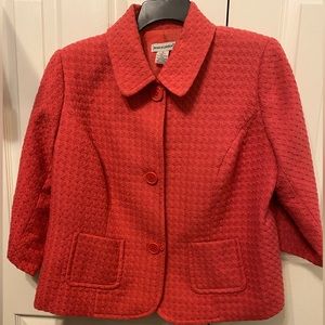 NWOT Jessica London size 16 pink 3/4 sleeve jacket